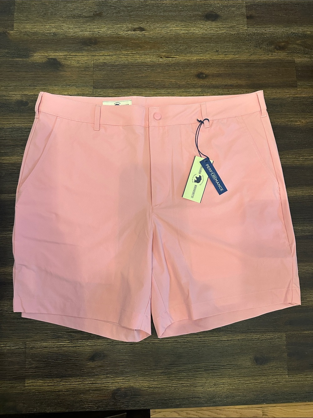 Light Pink Performance - Harris Golf Shorts from Onward Reserve